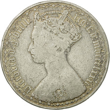 Moneta, Gran Bretagna, Victoria, Florin, Two Shillings, 1881, London, B+