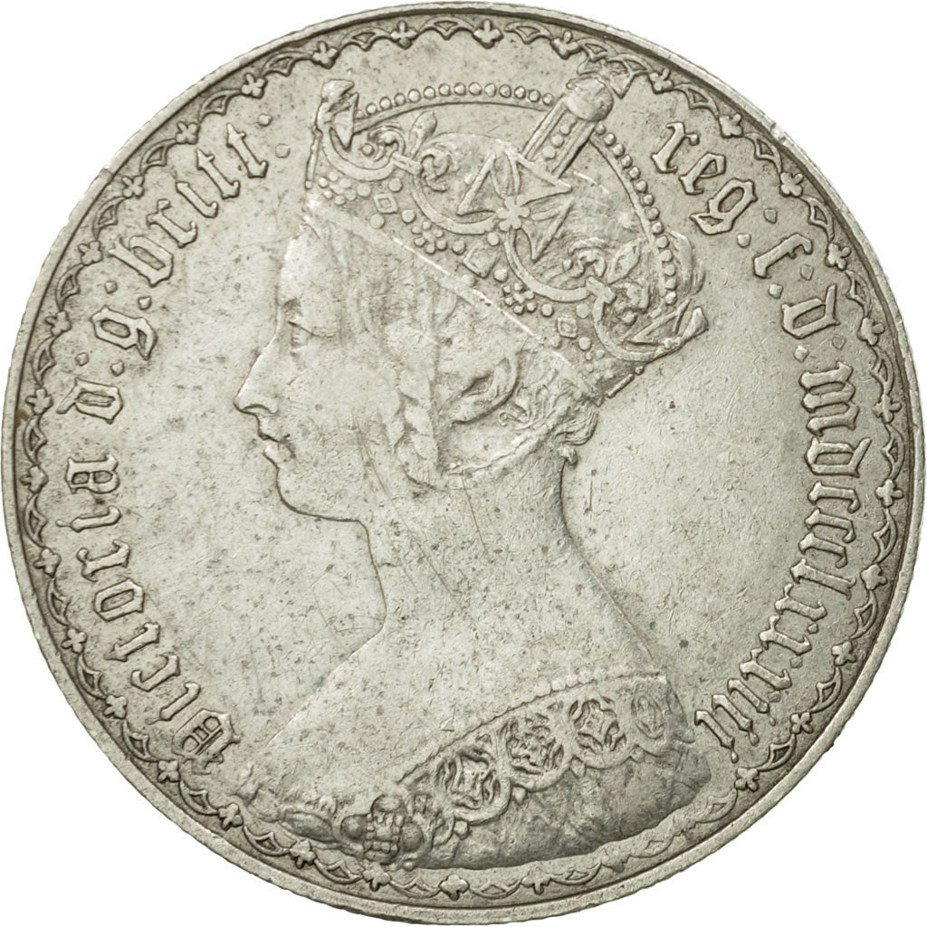 Coin, Great Britain, Victoria, Florin, Two Shillings, 1883, London, VF(30-35)