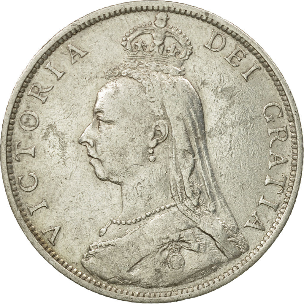 Coin, Great Britain, Victoria, Florin, Two Shillings, 1889, London, EF(40-45)