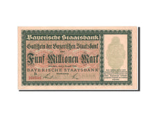 Germany, Bayerische Staatsbank, Munich, 5 Million Mark, 1.8.1923, Notgeld