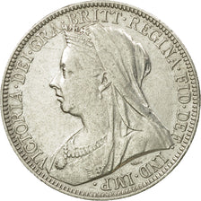 Münze, Großbritannien, Victoria, Florin, Two Shillings, 1896, London, SS