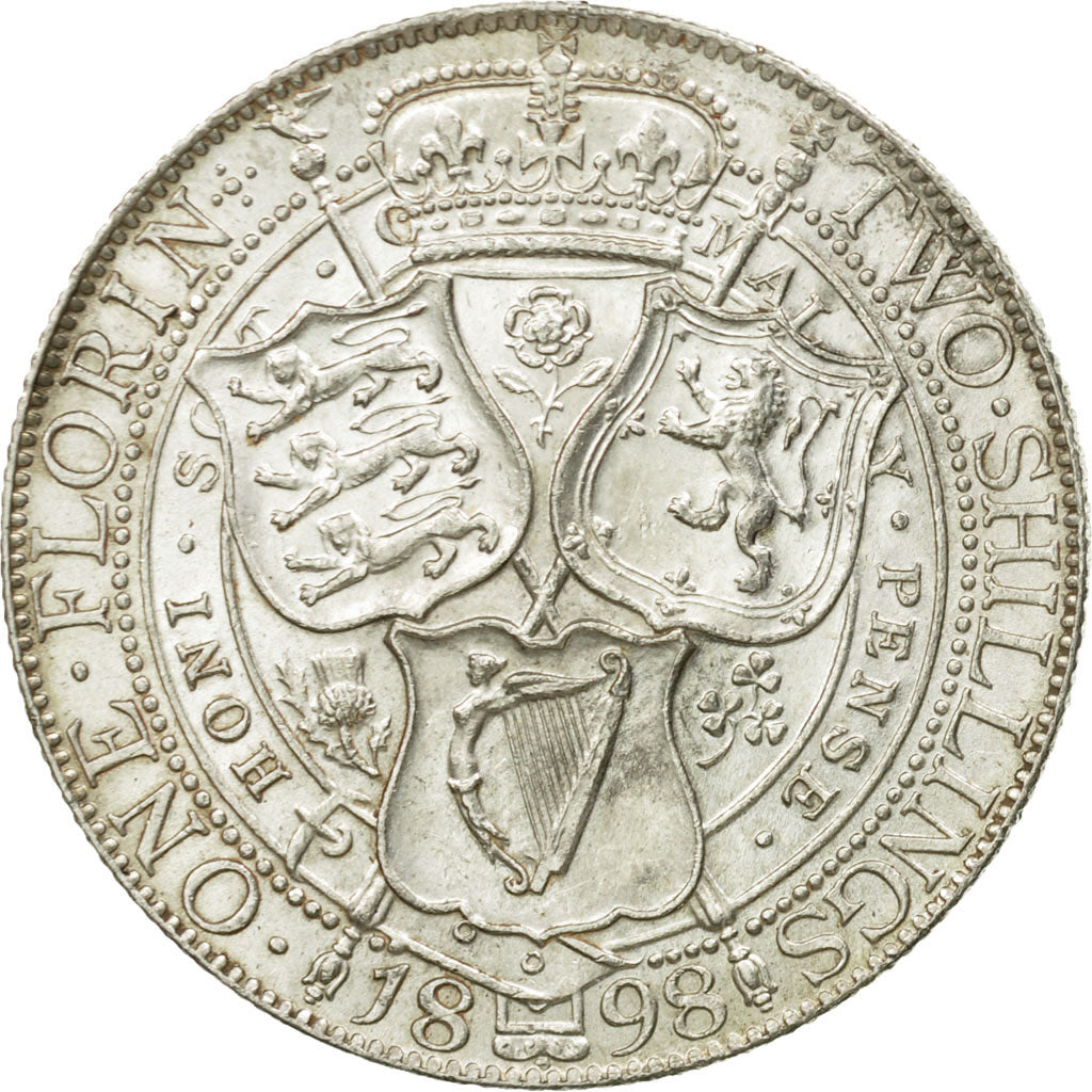 Moneta, Gran Bretagna, Victoria, Florin, Two Shillings, 1898, London, SPL-