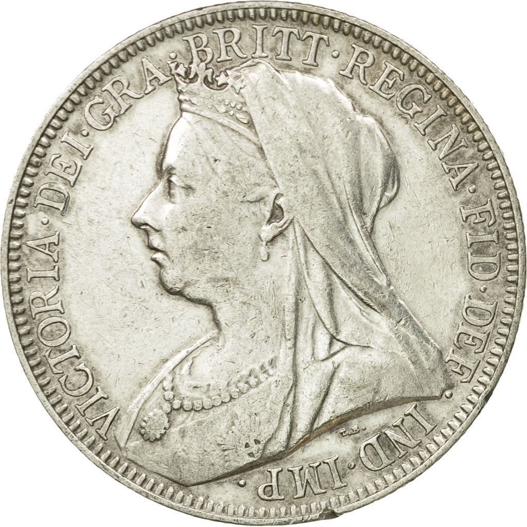Coin, Great Britain, Victoria, Florin, Two Shillings, 1901, London, EF(40-45)
