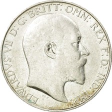 Coin, Great Britain, Edward VII, Florin, Two Shillings, 1905, EF(40-45), Silver