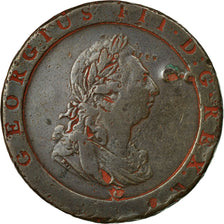 Coin, Great Britain, George III, Penny, 1797, VF(20-25), Copper, KM:618