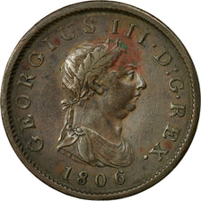 Coin, Great Britain, George III, Penny, 1806, VF(30-35), Copper, KM:663