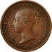 Coin, Great Britain, Victoria, 1/2 Farthing, 1844, VF(30-35), Copper, KM:738