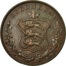 Coin, Guernsey, 8 Doubles, 1834, EF(40-45), Copper, KM:3
