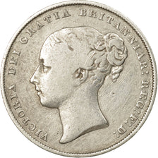 Coin, Great Britain, Victoria, Shilling, 1848, VF(30-35), Silver, KM:734.1
