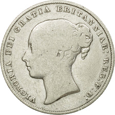 Coin, Great Britain, Victoria, Shilling, 1853, VF(20-25), Silver, KM:734.1