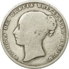 Coin, Great Britain, Victoria, Shilling, 1860, VF(20-25), Silver, KM:734.1