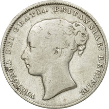 Moneta, Gran Bretagna, Victoria, Shilling, 1865, MB, Argento, KM:734.3