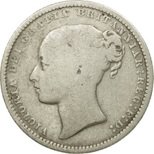 Coin, Great Britain, Victoria, Shilling, 1871, VF(20-25), Silver, KM:734.2