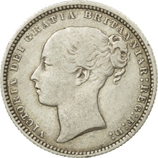 Coin, Great Britain, Victoria, Shilling, 1873, EF(40-45), Silver, KM:734.2