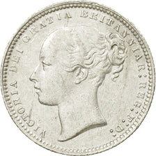 Coin, Great Britain, Victoria, Shilling, 1874, AU(50-53), Silver, KM:734.2