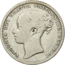 Coin, Great Britain, Victoria, Shilling, 1877, VF(30-35), Silver, KM:734.2