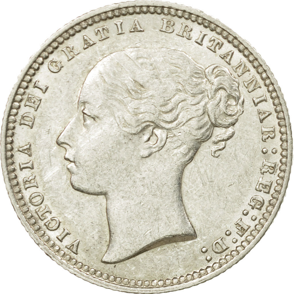 Coin, Great Britain, Victoria, Shilling, 1878, AU(50-53), Silver, KM:734.2