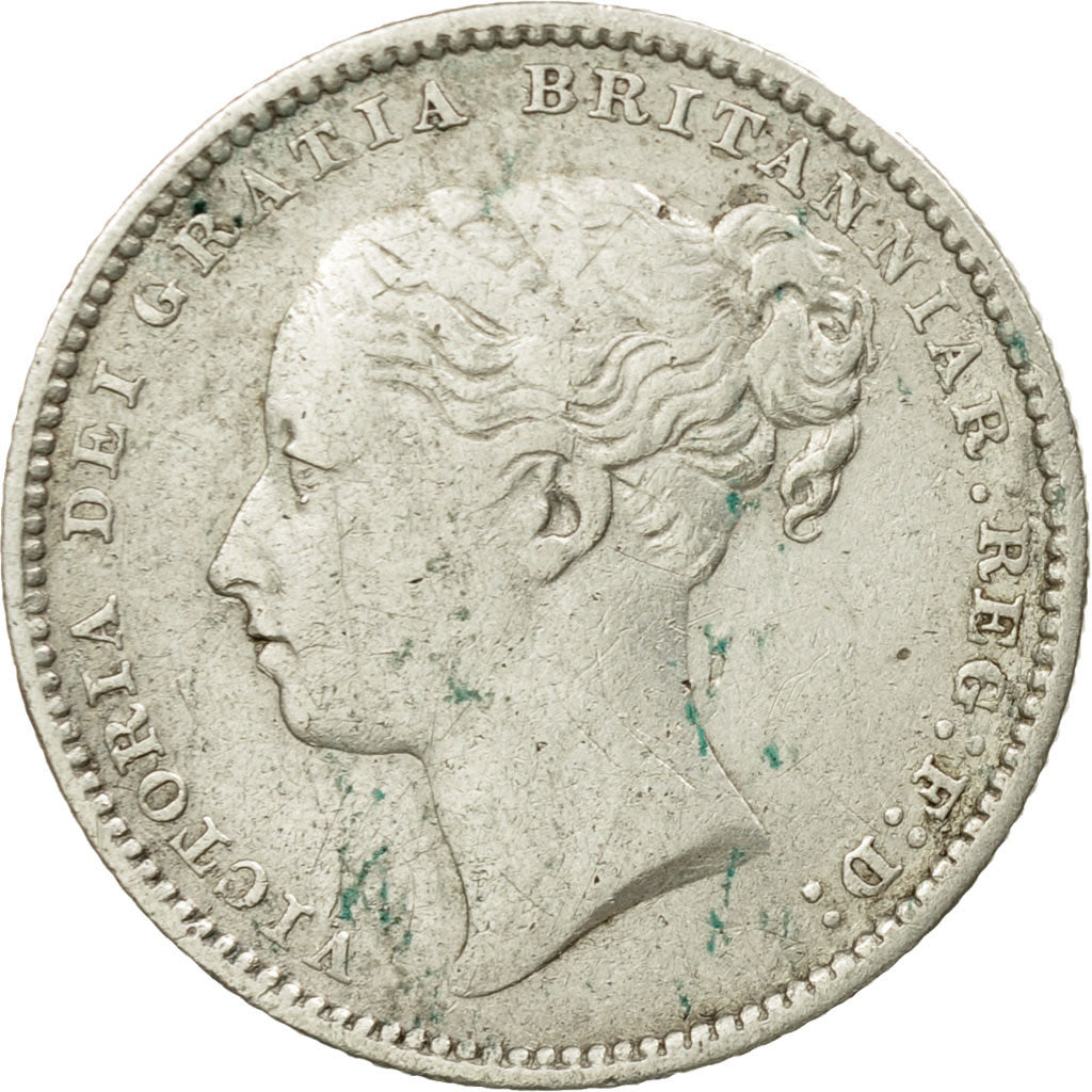 Coin, Great Britain, Victoria, Shilling, 1879, VF(30-35), Silver, KM:734.4