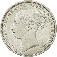 Coin, Great Britain, Victoria, Shilling, 1880, EF(40-45), Silver, KM:734.4