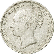 Coin, Great Britain, Victoria, Shilling, 1881, EF(40-45), Silver, KM:734.4