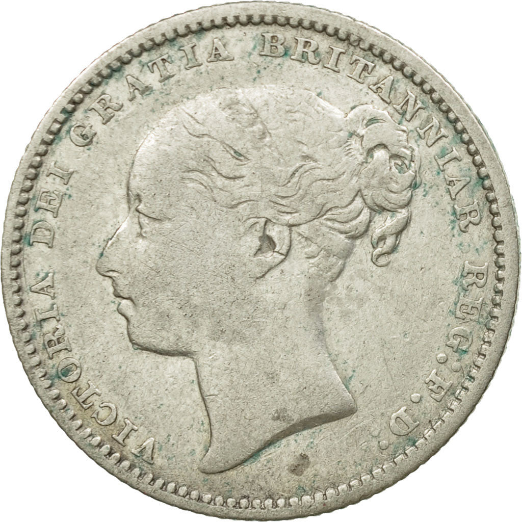 Monnaie, Grande-Bretagne, Victoria, Shilling, 1882, TB+, Argent, KM:734.4