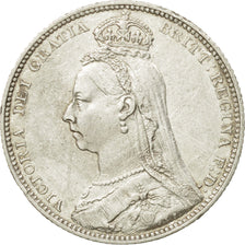Coin, Great Britain, Victoria, Shilling, 1889, EF(40-45), Silver, KM:774
