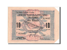 Banknot, Cejlon, 10 Pounds, 1941, 1.5.1941, AU(55-58)