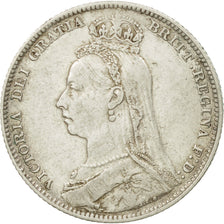 Coin, Great Britain, Victoria, Shilling, 1892, EF(40-45), Silver, KM:774
