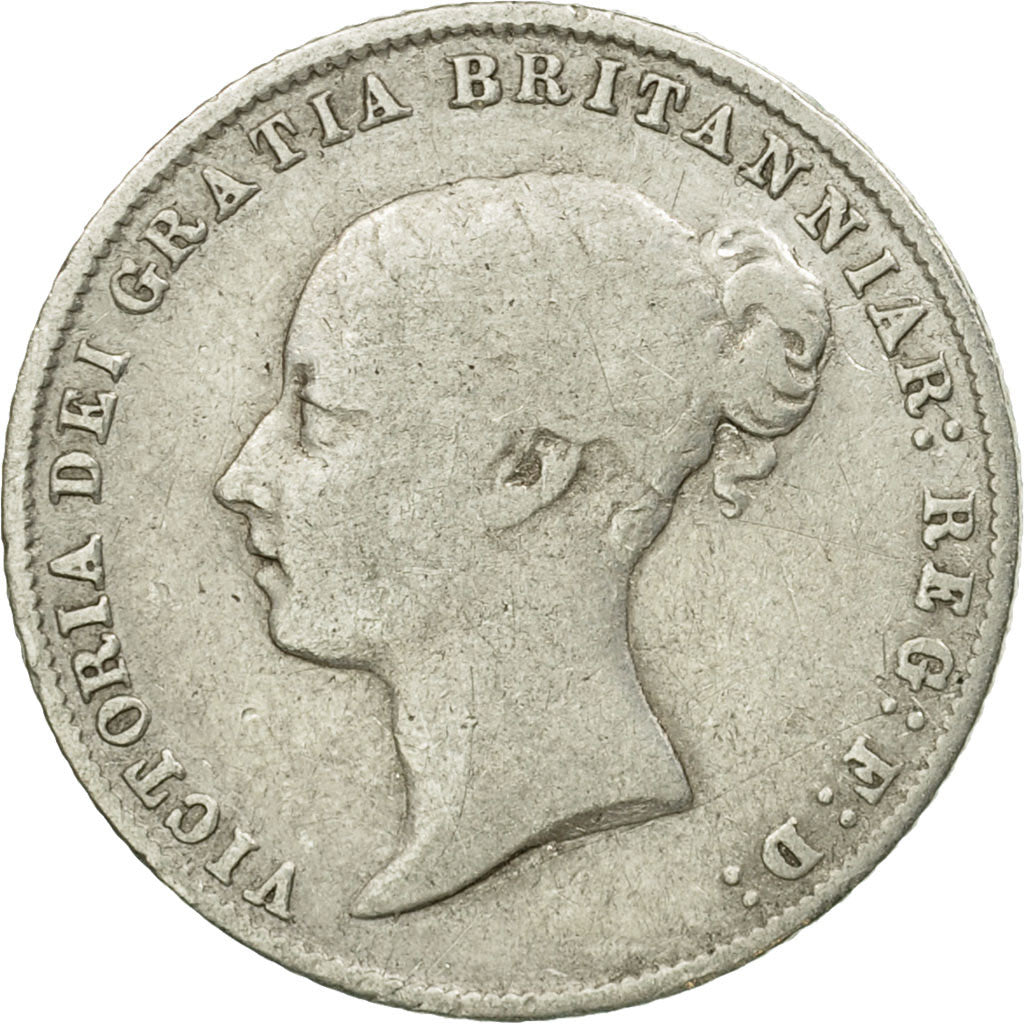 Coin, Great Britain, Victoria, 6 Pence, 1859, VF(20-25), Silver, KM:733.1