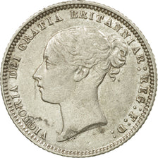 Coin, Great Britain, Victoria, 6 Pence, 1874, EF(40-45), Silver, KM:751.1