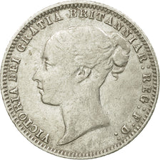 Coin, Great Britain, Victoria, 6 Pence, 1875, VF(30-35), Silver, KM:751.1