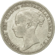 Coin, Great Britain, Victoria, 6 Pence, 1879, EF(40-45), Silver, KM:751.2