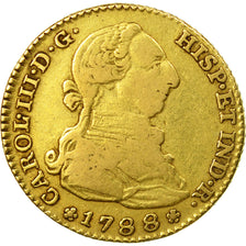 Monnaie, Espagne, Charles III, 2 Escudos, 1788, Madrid, TB+, Or, KM:417.1a