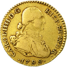 Monnaie, Espagne, Charles IV, Escudo, 1799, Madrid, TB+, Or, KM:434