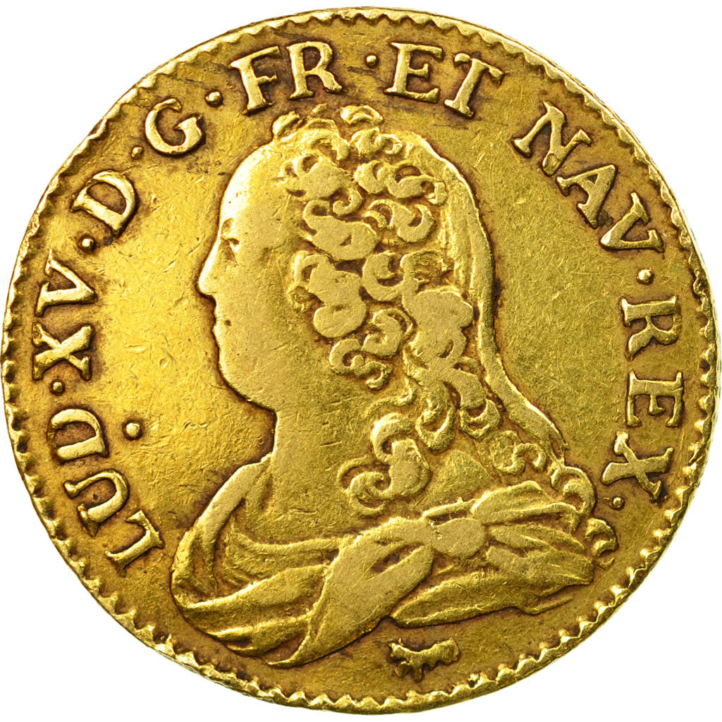 Monnaie, France, Louis XV, Louis d'or aux lunettes, Louis d'Or, 1726, Paris
