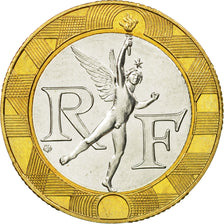 Münze, Frankreich, Génie, 10 Francs, 1988, ESSAI, UNZ, Bi-Metallic, KM:E140