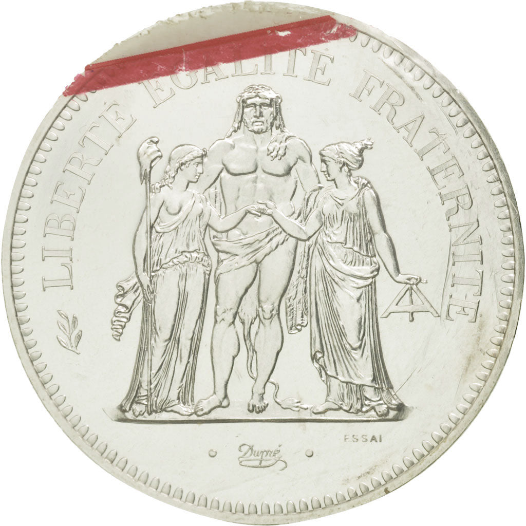 Coin, France, Hercule, 50 Francs, 1974, ESSAI, MS(65-70), Silver, KM:E117