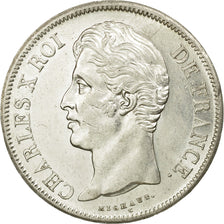 Coin, France, Charles X, 5 Francs, 1829, Lille, MS(60-62), Silver, KM:728.13