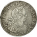 Moneta, Francia, Louis XV, 1/2 Écu aux 8 L, 1/2 ECU, 44 Sols, 1725, Rouen, MB+