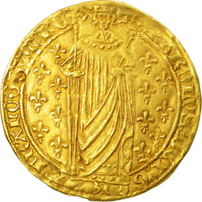 Monnaie, France, Charles VII, Royal d'or, Montpellier, TTB, Or, Duplessy:455