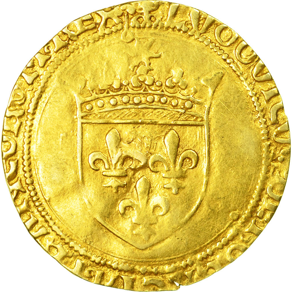 Münze, Frankreich, Louis XII, Ecu d'or, Lyon, SS, Gold, Duplessy:647