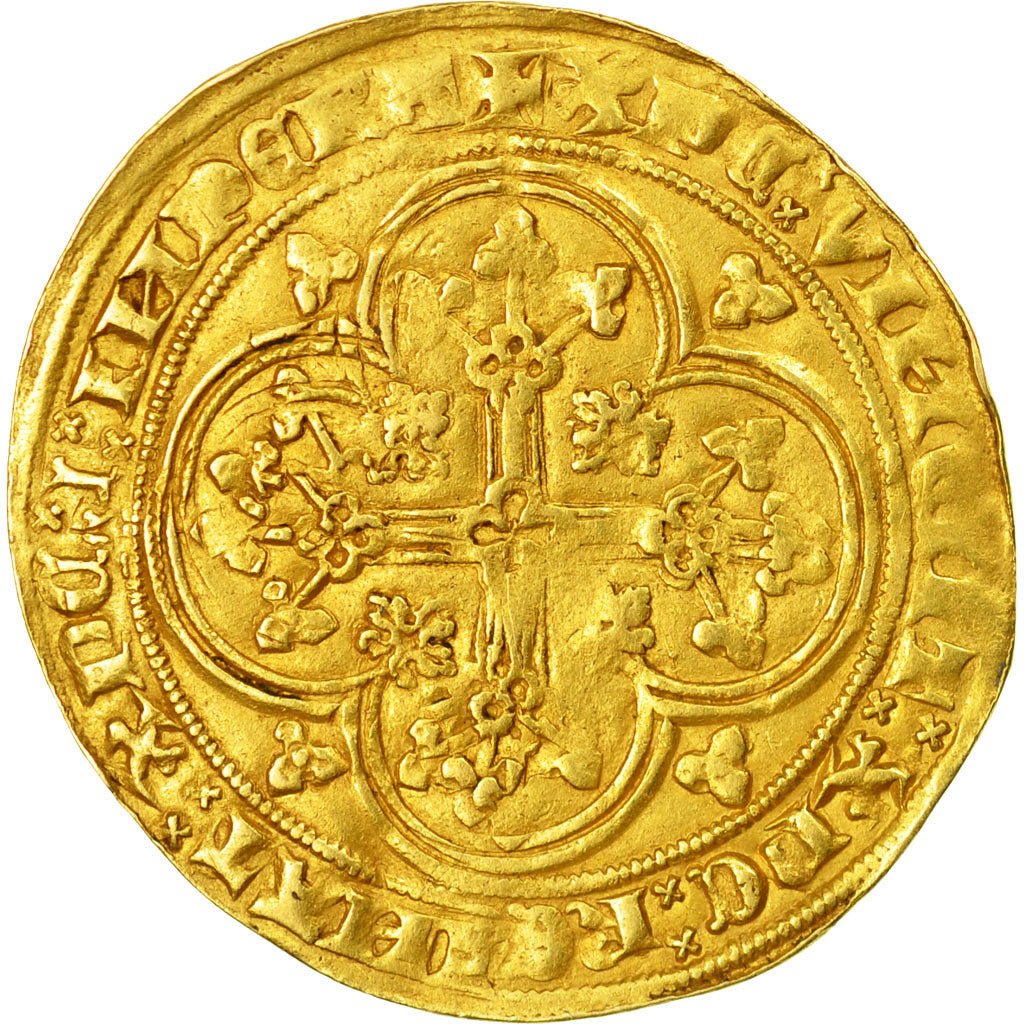 Munten, Frankrijk, Filip VI, Ecu d'or à la chaise, Ecu d'or, FR, Goud