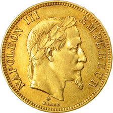Coin, France, Napoleon III, 100 Francs, 1862, Strasbourg, Gold