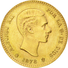 Münze, Spanien, Alfonso XII, 10 Pesetas, 1962, Madrid, UNZ, Gold, KM:677