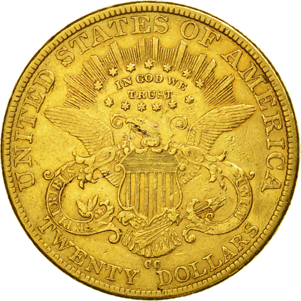 Monnaie, États-Unis, Liberty Head, $20, Double Eagle, 1892, U.S. Mint, Carson