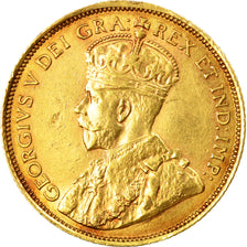 Coin, Canada, George V, 5 Dollars, 1912, Royal Canadian Mint, Ottawa, EF(40-45)