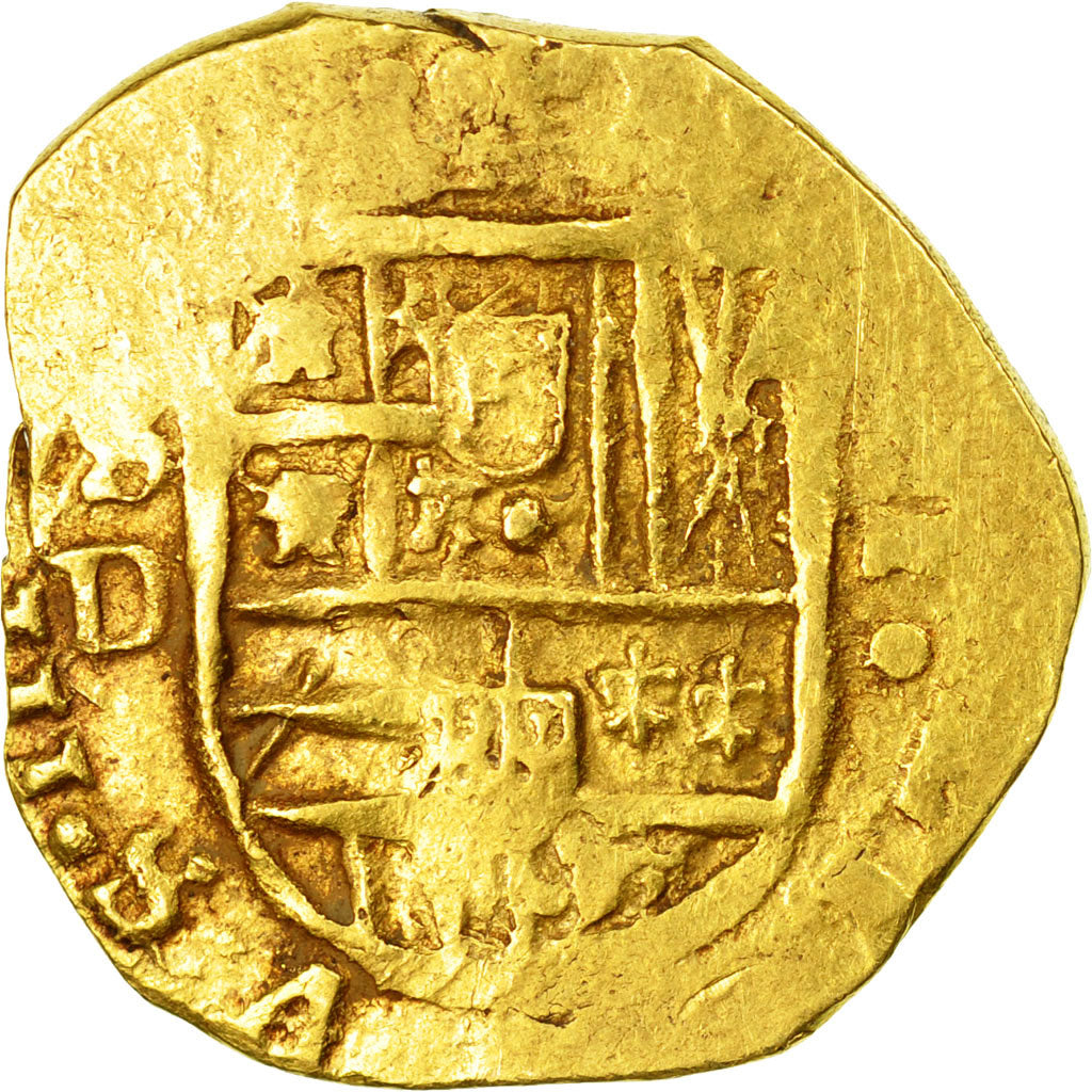 Coin, Spain, Philip III, 2 Escudos, Seville, VF(30-35), Gold