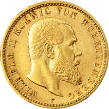 Coin, German States, WURTTEMBERG, Wilhelm II, 10 Mark, 1903, Freudenstadt