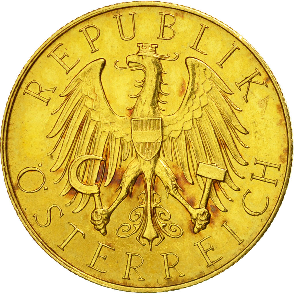 Coin, Austria, 25 Schilling, 1927, AU(55-58), Gold, KM:2841