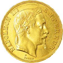 Münze, Frankreich, Napoleon III, Napoléon III, 50 Francs, 1866, Paris, VZ+